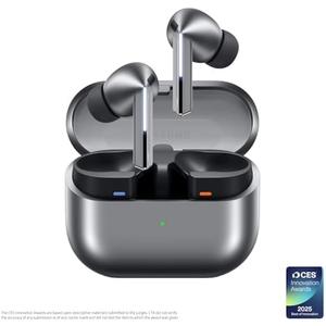 REPLICA FAKE Samsung Galaxy Buds 3 Pro AI True Wireless Bluetooth Earbuds, Noise Cancelling, Sound Optimization, Redesigned Comfort Fit, Silver [US Version