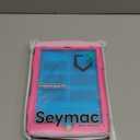 SEYMAC stock Case for iPad 9th/ 8th/ 7th Generation 10.2'', Shockproof with Screen Protector, Pencil Holder [360° Rotating Hand Strap] & Stand, for iPad 10.2 inch 2021-2019 (Rose+Black)