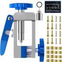 Pawfly 2 in 1 Bike Hydraulic Brake Tool Kit, Bicycle Oil Brake Needle Driver Insertion Tool with Hydraulic Hose Cutter, Hydraulic Hose Fitting Insert Tool, Hydraulic Disc Brake Hose Line Cutter