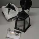 Solar Porch Lights Outdoor 1 Pack, Dusk to Dawn Motion Sensor Solar Sconce Lights, Square Solar Powered Outdoor Wall Lights for House Front Porch Garage Outside