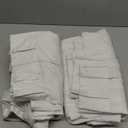 Pleated Linen Curtains 96 Inches Long for Living Room 2 Panel Set Cream Ivory Beige Semi Sheer Light Filtering Pinch Pleat with Hooks Back Tab Drapes Neutral Boho 96 Inch Curtain for Bedroom Window