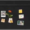 DAHAPYBOO Cork Board with Linen Black 2Pack,Bulletin Board 30"x20", Corkboards for Office Home School Message Board or Vision Board Decoration.