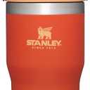 Stanley IceFlow Flip Straw Tumbler with Handle | Twist On Lid and Flip Up Straw | Leak Resistant Water Bottle | Insulated Stainless Steel | BPA-Free (20 Ounces, Tigerlily)