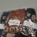 IIG 5 Pairs Womens Pretty Vintage Wool Socks Unique Print Design Soft Cozy Warm Crew Socks Christmas Gift (One Size, Retro Flowers 02 - 5 Pairs)