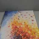 Large Wall Art for Living Room Bedroom Home Office Gold Flower Pictures Wall Art Modern Floral Artwork Framed Wall Decor Canvas Prints 20x40 In (black)