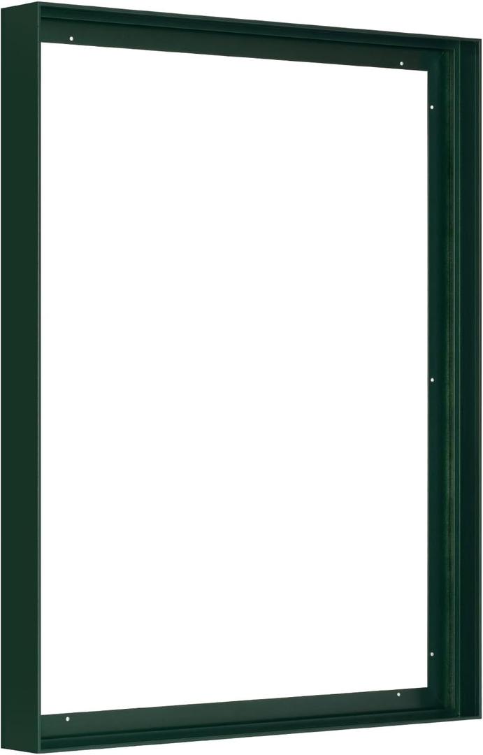 30x40 Frame for Stretched Canvas Art, DIY Metal Canvas Floater Frames with 1.5" Deep for Oil Diamond Paintings Vintage Prints Artwork, Aesthetic Home Accents Living Room Decor (Green)