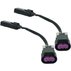 2 Pcs HID to LED Headlight Adapter Wiring Harness Connector Pigtail Plug Fit for Morimoto XB Ford F-150 2009 2010 2011 2012 2013 2014 LF552H