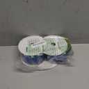 Briful Blue Velvet Ribbon 2.5 Inch Christmas Tree Ribbon with Metallic Wired Gold Edge Velvet Ribbons for Valentine's Day Gift Wrapping Wreaths Garland Big Bow Crafts Supplies(2 Rolls, 20 Yards)