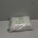 SUN+BLK Grenada Semi Sheer Inverted Pleat Curtain Panels with Coconut Button and Back Tabs, 2 Panels, Linen, 36x96