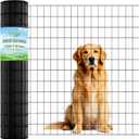 Welded Wire Fence 3ft x 50ft Mesh Size 2x3 Inch Wire Mesh Roll Chicken Wire Poultry Netting for Garden Fencing, Animal Barrier, Border Fencing (USE 4 FT Post)