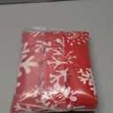 Smiry Printed Couch Cushion Covers, Stretch Soft Couch Covers for Sofa, Washable Non-Slip Sofa Slipcover Furniture Protector for Indoor and Outdoor (3 Pack, Red with White)