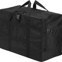 Travel Duffel Bag,75L For Spirit Airlines Foldable Travel Duffle Bag Tote,RicoRich Carry on Luggage Sport Duffle for Weekender/Vacation/Camping/Beach/Tent(Black)