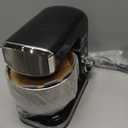 Kitchen in the box Stand Mixer,3.2Qt Small Electric Food Mixer,6 Speeds Portable Lightweight Kitchen Mixer for Daily Use with Egg Whisk,Dough Hook,Flat Beater (Black)