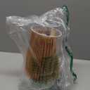 Korean Pleated Table Lamp Ins DIY Ceramic Table Lamps for Living Room Home Deco Cute Lamp with Tricolor Led Bulb Beside Lamp (White and Brown)