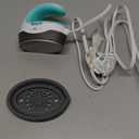 HTVRONT Heat Press Mini Heat Press Machine, Mini Iron for Crafts, Small Heat Press Portable Iron Press Machine for T Shirts, Hats, Heating Transfer Projects (Mint)