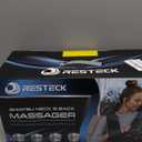RESTECK Massagers for Neck and Back with Heat - Deep Tissue 3D Kneading Pillow, Electric Shiatsu Shoulder Massage, Foot, Legs,Body - Relieve Muscle Pain - Office, Home & Car