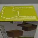 Oceanstar Bamboo Recipe Box with Divider, Natural, 6.80" W x 4.90" D x 5.10" H