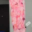 GRACE KARIN Girl Pink Floral Dress Wide Straps Easter Holiday Party Cute Maxi Boho Dress, Size 7-8,Pink Tropical
