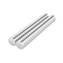 50Pcs N52 Mini Neodymium,6mm x 2mm Super Strong Round Rare Earth Muti-use Premium Neodymium Fridge Magnet (Silver)
