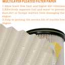 Ganido TP1015 Fuel Filter for 6.6L Duramax Diesel, Compatible for 2014-2018 Chevy Cruze diesel fuel filter, for 2017-2021 Chevrolet Silverado/GMC Sierra 2500HD 3500HD Replace# 23304096 22937279