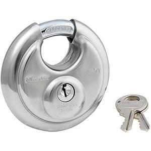Master Lock 40T Stainless Steel Discus Padlock, 2 Pack