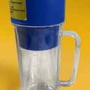 Portable Juicer Cup Portable Blender Small Size Blender Mixer Rechargeable Fruit Juicer for Kitchen Office Travel 16oz Blue