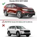 Tape-on Window Visors Rain Guards for Honda CR-V CRV 2017-2022, 6PCS