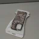 J.West Magnetic Case for iPhone 16 Case 6.1" Compatible with Magsafe,Matte Black Camera Lens Kickstand Drop Protection Animal Leopard Shockproof Rugged Phone Cover Cases Pack of 2