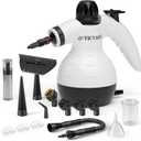 Steam Cleaner, Handheld Steam Cleaner for Home, 16-Piece Steam Cleaner Kit with Automatic Steam Switch, Steamer for Kitchen, Bathroom, Car, Living Room and Multi-Surface Deep Cleaning (White)
