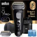 Braun Series 9 PRO+ Electric Shaver, Pro SensoAdapt, 6in1 SmartCare Center, Wet & Dry Razor, 9660CCPS, Black