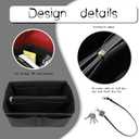 Lckaey handbag organizer for speedy 25 organizer Compatible with more brand Tote Bag protective insertY095black-M