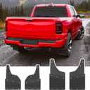 Splash Guard Compatible with 2019-2024 Dodge Ram 1500 Mud Flap Front and Rear Mudguard No TRX Rebel Classic Replacement for 2019-2024 Dodge Ram 1500 Accessories