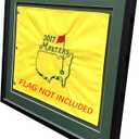 18X22 Compact Black Golf Flag Frame, Moulding blk-001, NEW Fairway Green Mats (float mount; perfect for 13x17 Master's Golf Flags; flag not incl) UPDATED JULY 2025