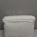 SHINELAND 98 Inch Pinch Pleated Linen Curtains, Light Filtering Semi-Sheer Panel for Living Room Bedroom (40"W x 98"L (Pack of 2), Natural)