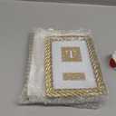   Gold Double Rope Frame Set of 2 (4x6 and 5x7 sizes)