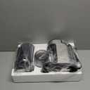 Voltisphere Cold Press Juicer, 400W Juicer Machines, 4.9"Wide Feed Chute Slow Masticating Juicer for Whole Vegetables & Fruits, High Juice Yield, Easy to Clean, Advanced Touch Sensing Switch(Silver Gray)