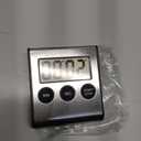 Digital Kitchen Timer - Magnetic Countdown With Loud Alarm, Stainless Steel for Cooking, Baking, Sports Games (1pack)