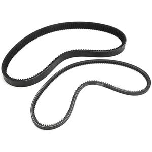 Saihisday 2Pcs 101916701 Clutch Drive Belt and Starter Generator Belt Kit, Replacement for Club Car DS 1997-up Precedent Gas Golf Cart 2004-up, Replaces 1016203