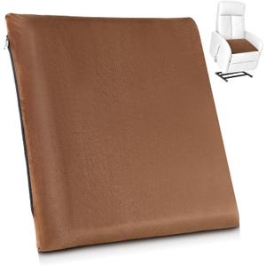 Recliner Cushion for Elderly with Memory Foam Square Seat Chair Cushion for Recliner Thick Non Slip Seat Pad for Chair, Couches(20 x 20 x 3,Brown)