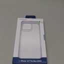 JETech Case for iPhone 16 Pro Max 6.9-Inch, Non-Yellowing Shockproof Phone Bumper Cover, Anti-Scratch Clear Back (Clear)