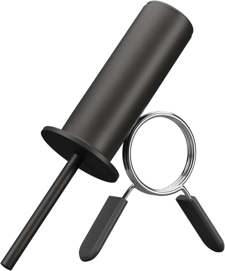 Weight Stack Pin Extender with Spring Clip Collar, Weight Pins for Weight Stack Machine, Weight Stack Extender Pin Strength Training Equipment for Commercial Gym and Home Gym, Dia:8mm Length:110mm