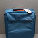 Hanke 16 Inch Underseat Carry On Luggage with Wheels Small Suitcase Softside Luggage Bags for Travel Lightweight Suitcases with Wheels Travel Luggage Personal Item for Men and Women(Caribbean Blue)