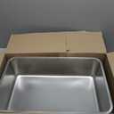 Kirecoo Stainless Steel Cat Litter Box XL- Metal High Sided Cat Pan, Large Stainless Steel Box, Indoor Litter Tray, Non Stick, No Smell, Easy to Clean, Pet Toilet Supplies for Kitten, Kitty, Rabbit (23.43" L x 15.55" W x 5.7" H)