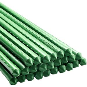 Garden Plant Stakes 36 Inch 3Ft Steel Plant Stick Support, 25 Pack Tomato Stakes for Growing Climbing Plants, Potted Plants, Tomatoes, Trees, Cucumber, Beans, Fences Poles