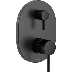 Moen Align Matte Black M-CORE 3-Series 2-Handle Shower Faucet Trim, Valve Required, UT3290BL