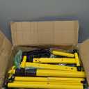 Work Lights with Stand, 21000 Lumen, 2 Adjustable Heads LED Work Lights, with Adjustable and Foldable Tripod Stand, Waterproof Lamp with Individual Switch with 6500 Kelvin Color Temperature (2-Heads)