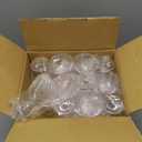 G.E.T. SW-1430-1-CL Heavy-Duty Shatteproof Plastic Martini Shot Glasses, 3 Ounce, Clear (Set of 12)