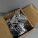 ALLZONE Shower Curtain Rod Spring Tension,28-42 Inch Heavy Duty Tension Rod No Drilling, Anti-Slip Shower Rod Tension,Adjustable Tension Curtain Rod for Window/Bathroom/Closet,Black