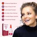 Dental Lab Instant Bonding Dental Glue for Dentures & Lab Tools - Fast-Setting in 15-60 Sec | Crack Repair & Gap Filling | Long-Lasting Hold (Days to Weeks) 1oz