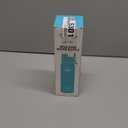 Insulated Water Bottle with Silicone Boot (36hrs Cold/18hrs Hot) - DIY Stickers, Leakproof, BPA Free, 24 oz [2-IN-1 LID] (Cyan)